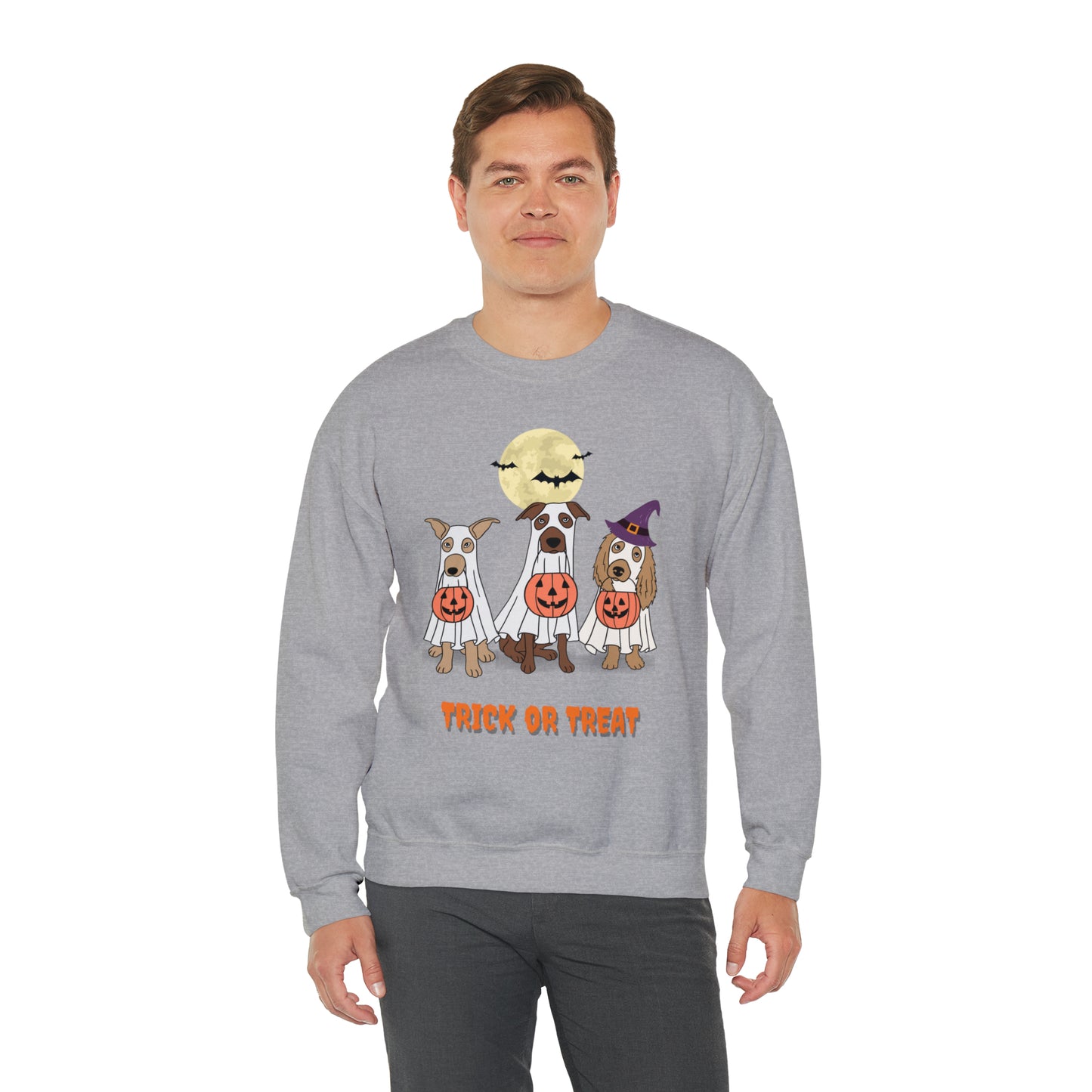 Halloween unisex dog lover sweatshirt