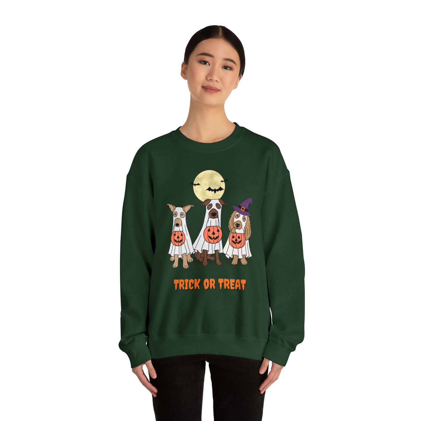 Halloween unisex dog lover sweatshirt