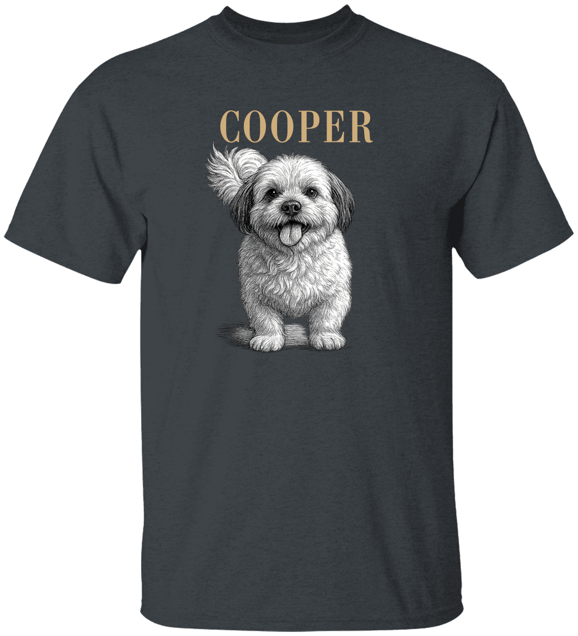 Personalized Pet Portrait T-Shirt | Custom Dog & Cat Photo Shirt | Hand-Drawn Pet Portrait Tee | Pet Lover Gift