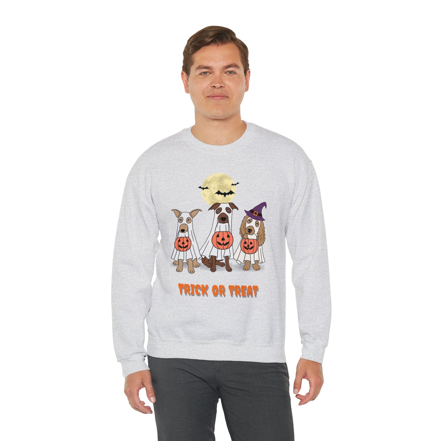 Halloween unisex dog lover sweatshirt