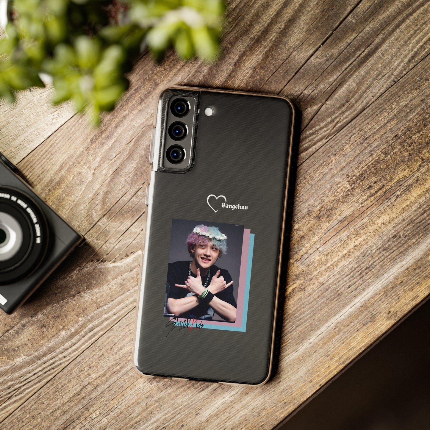 Straykids Bangchan clear phone case