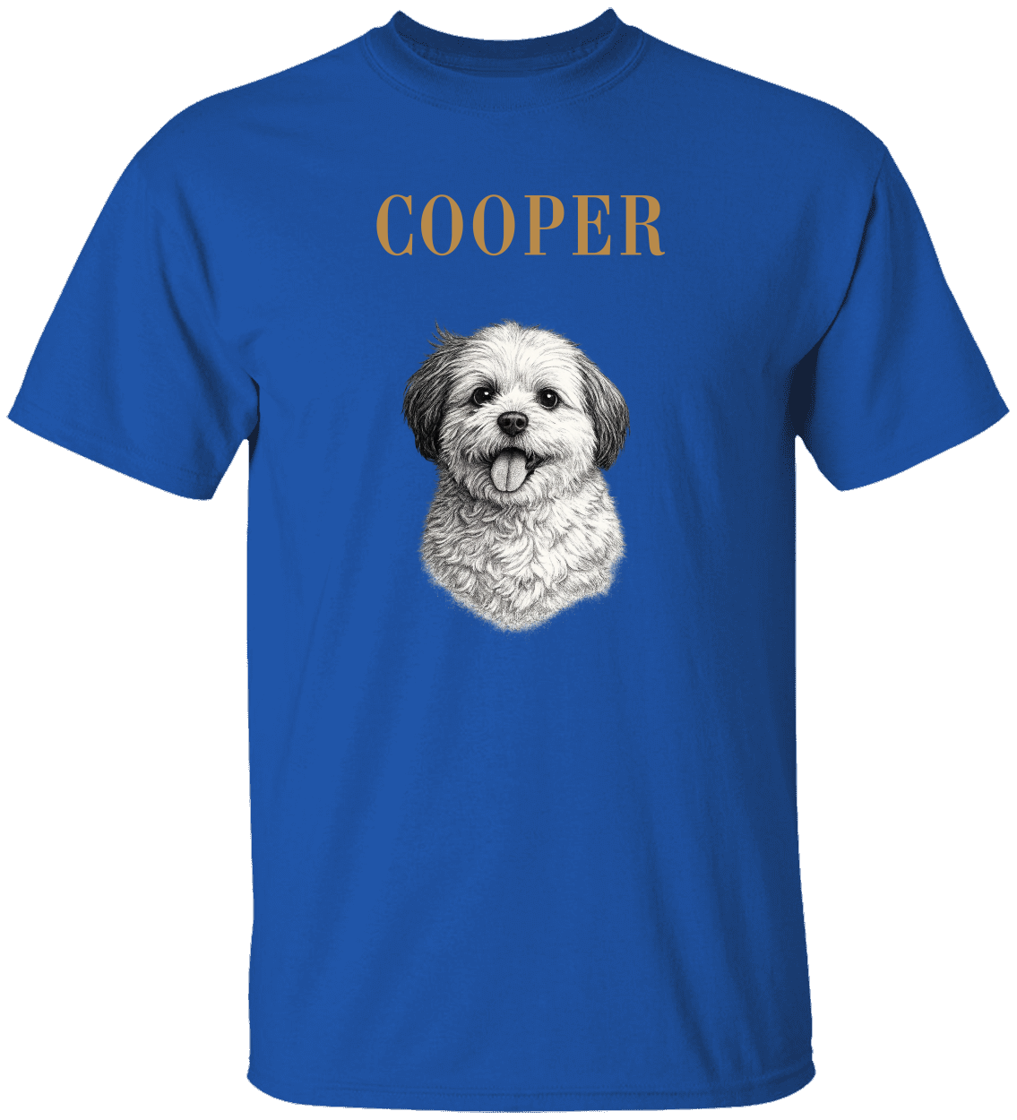 Personalized Pet Portrait T-Shirt | Custom Dog & Cat Photo Shirt | Hand-Drawn Pet Portrait Tee | Pet Lover Gift