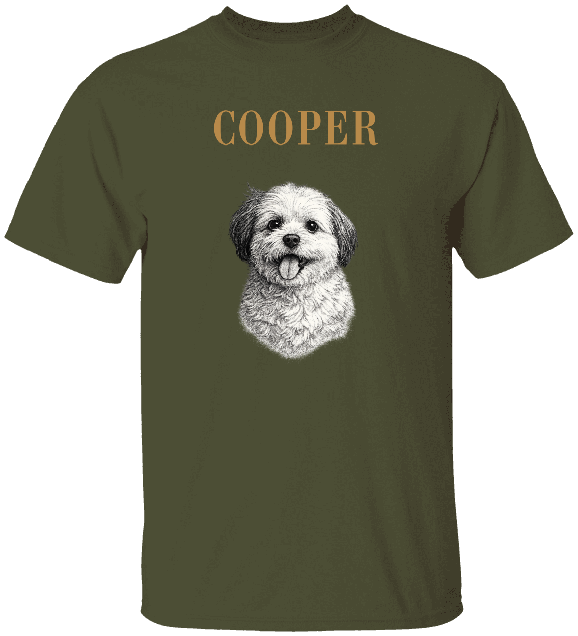 Personalized Pet Portrait T-Shirt | Custom Dog & Cat Photo Shirt | Hand-Drawn Pet Portrait Tee | Pet Lover Gift