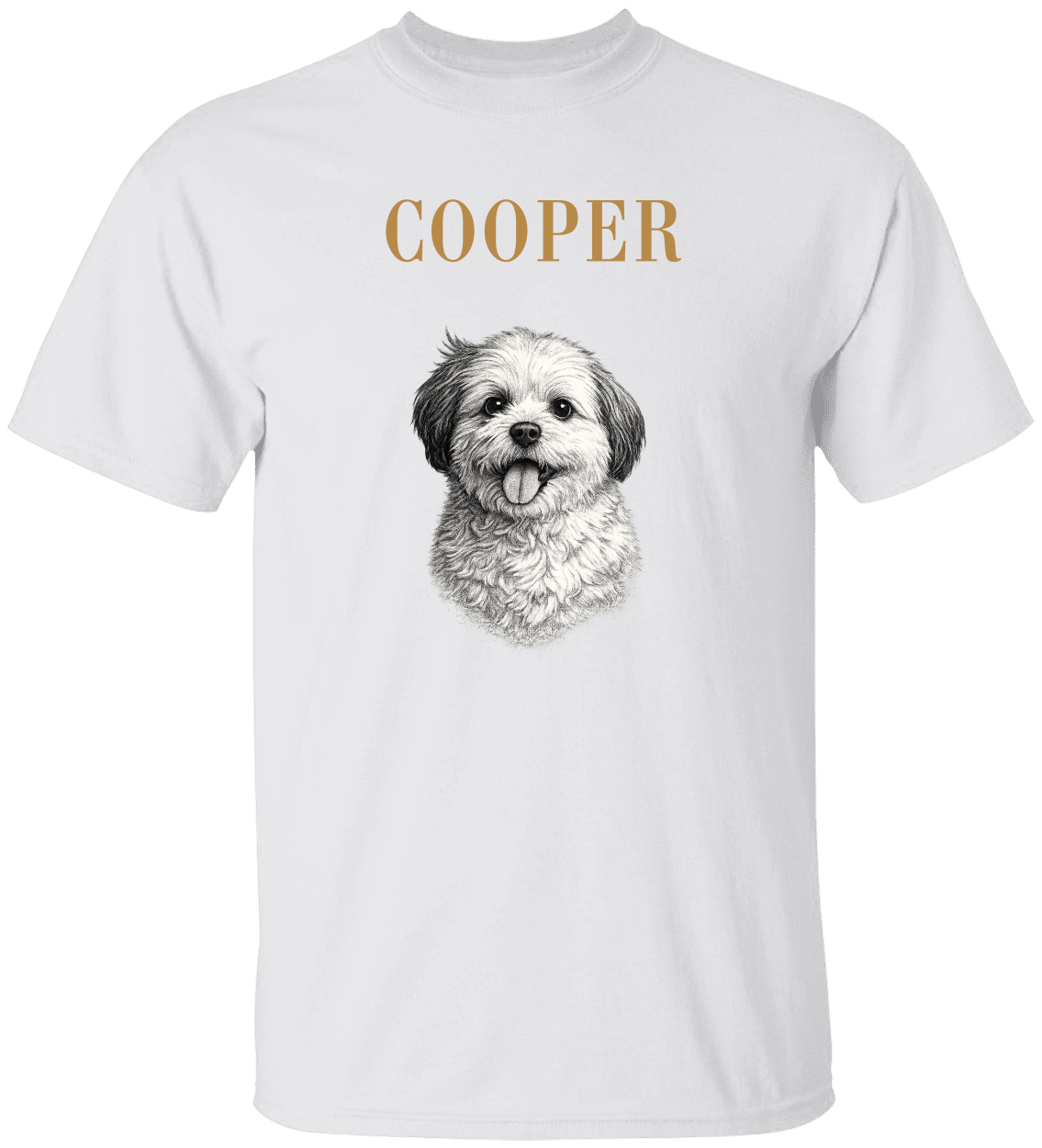 Personalized Pet Portrait T-Shirt | Custom Dog & Cat Photo Shirt | Hand-Drawn Pet Portrait Tee | Pet Lover Gift