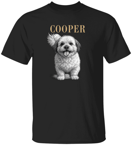 Personalized Pet Portrait T-Shirt | Custom Dog & Cat Photo Shirt | Hand-Drawn Pet Portrait Tee | Pet Lover Gift