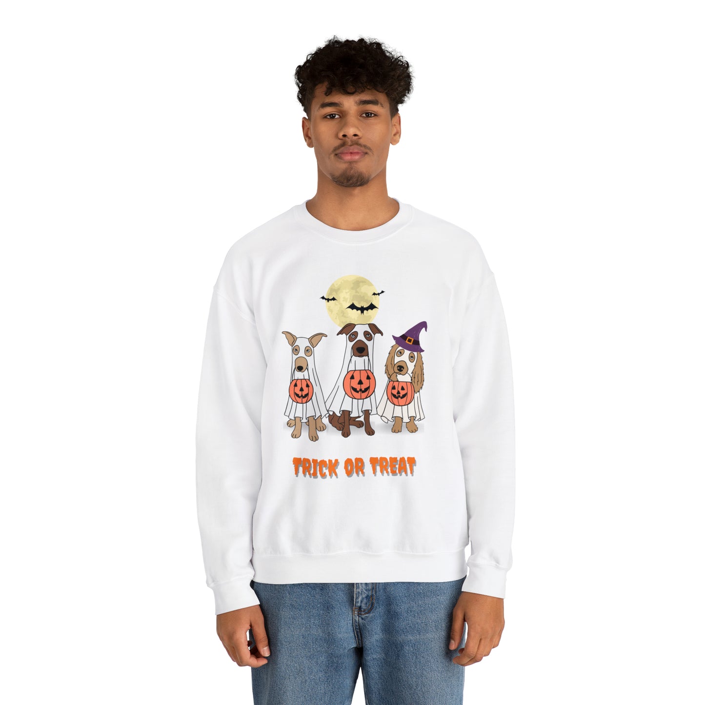 Halloween unisex dog lover sweatshirt