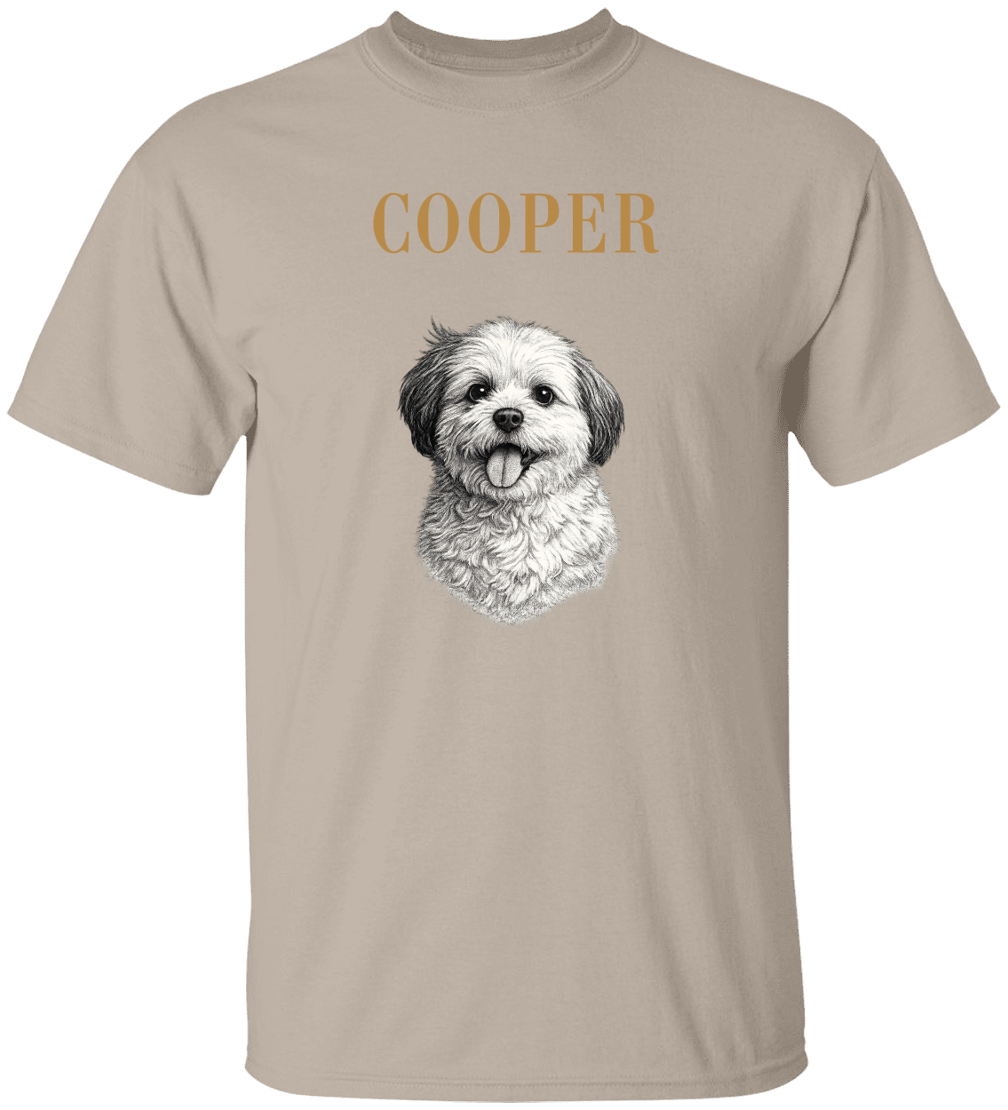 Personalized Pet Portrait T-Shirt | Custom Dog & Cat Photo Shirt | Hand-Drawn Pet Portrait Tee | Pet Lover Gift
