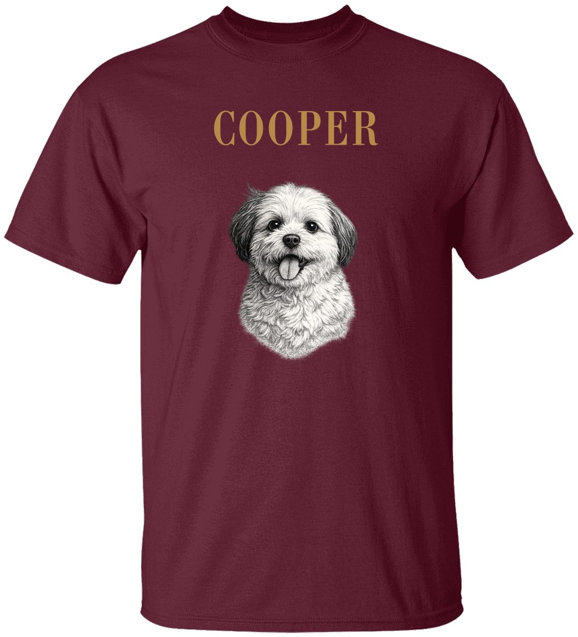 Personalized Pet Portrait T-Shirt | Custom Dog & Cat Photo Shirt | Hand-Drawn Pet Portrait Tee | Pet Lover Gift