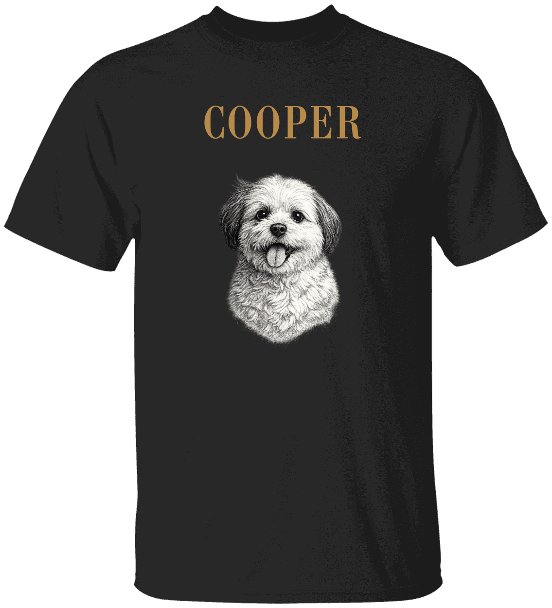 Personalized Pet Portrait T-Shirt | Custom Dog & Cat Photo Shirt | Hand-Drawn Pet Portrait Tee | Pet Lover Gift