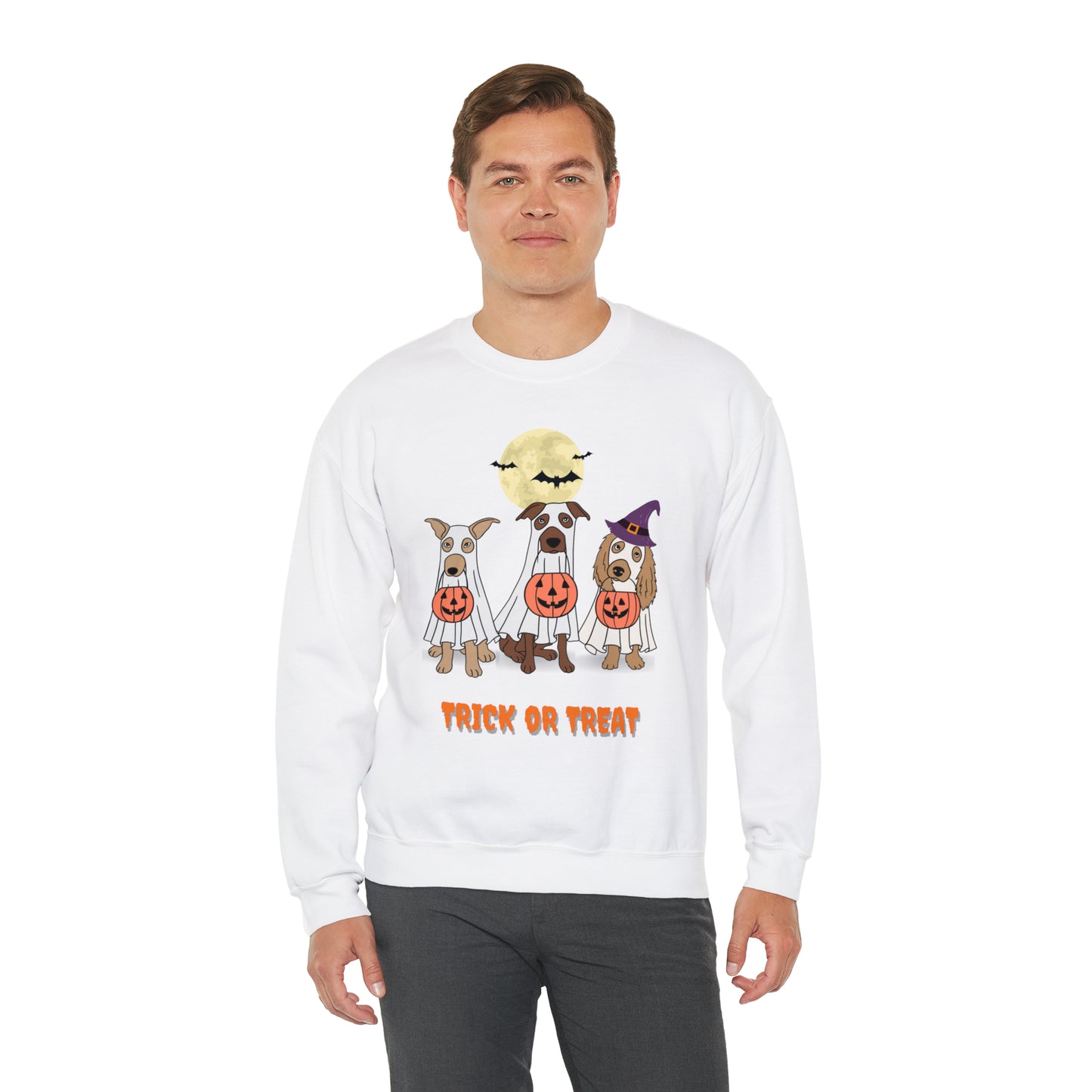 Halloween unisex dog lover sweatshirt