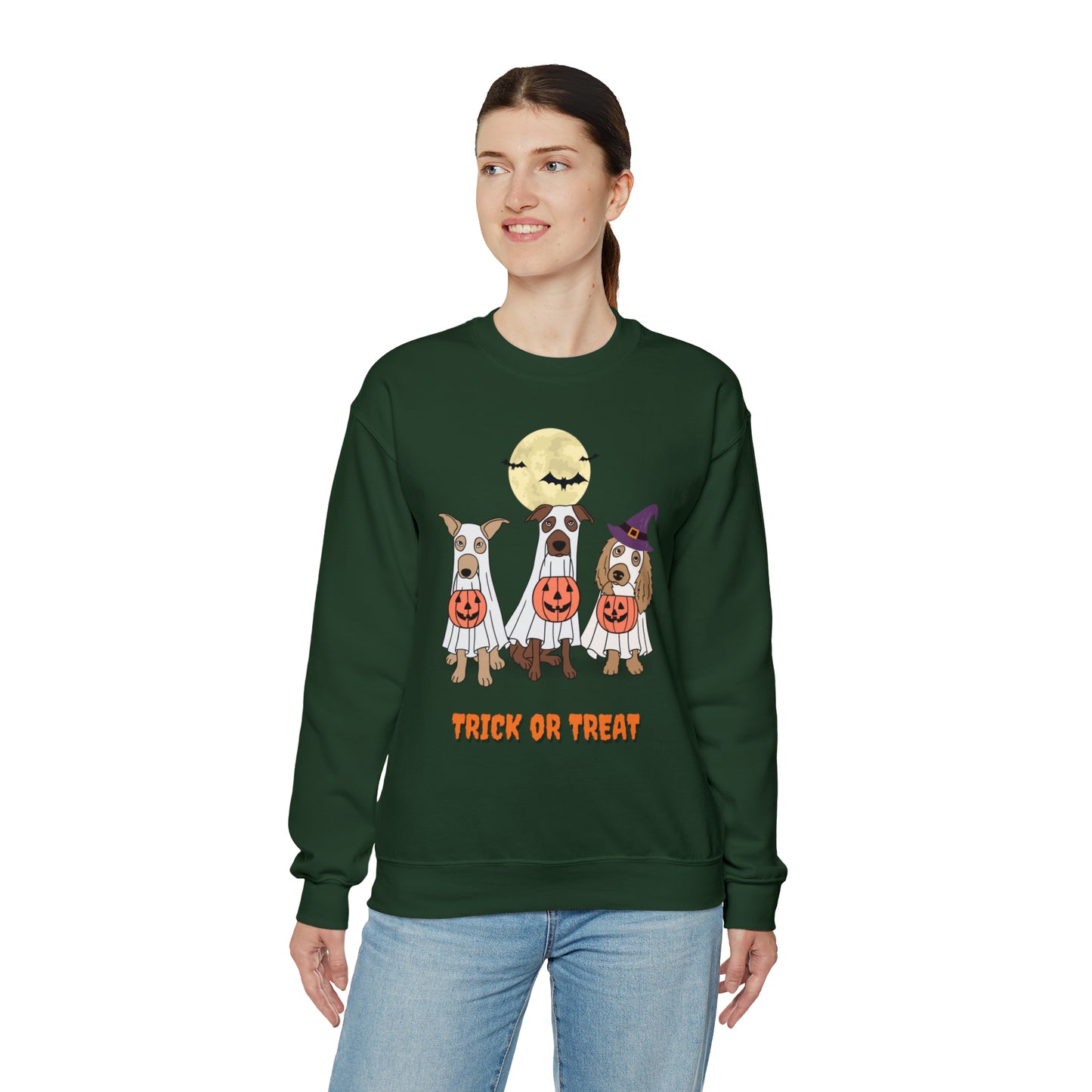 Halloween unisex dog lover sweatshirt