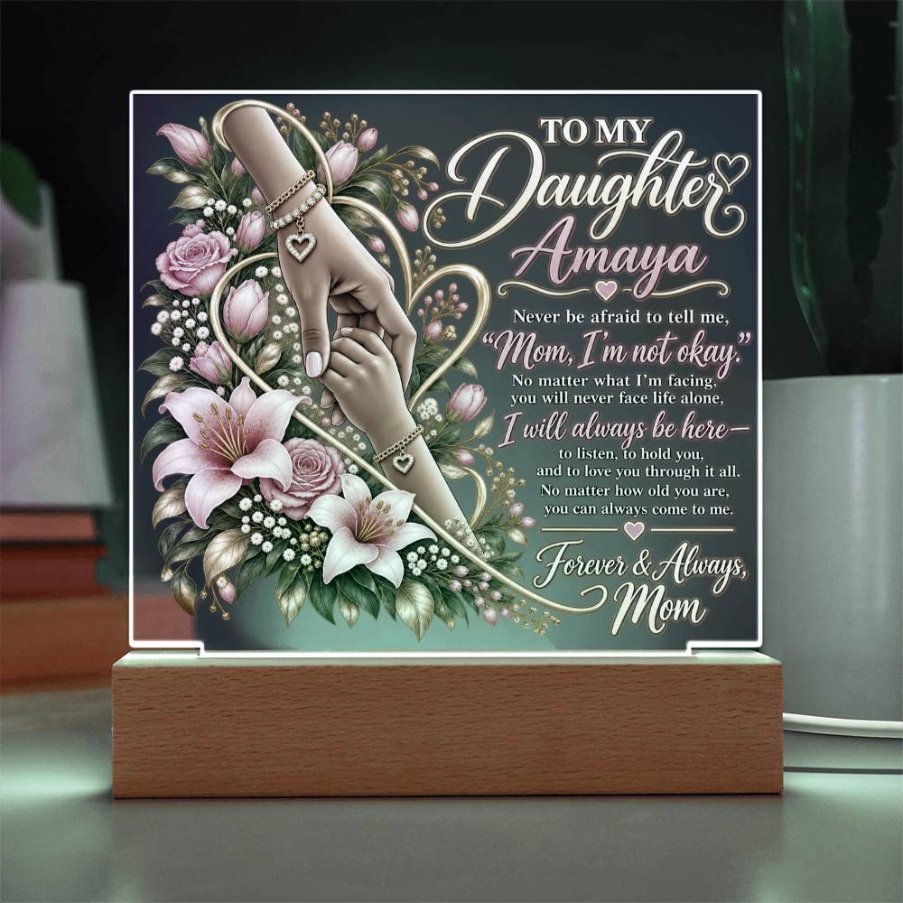 Acrylic Square Plaque