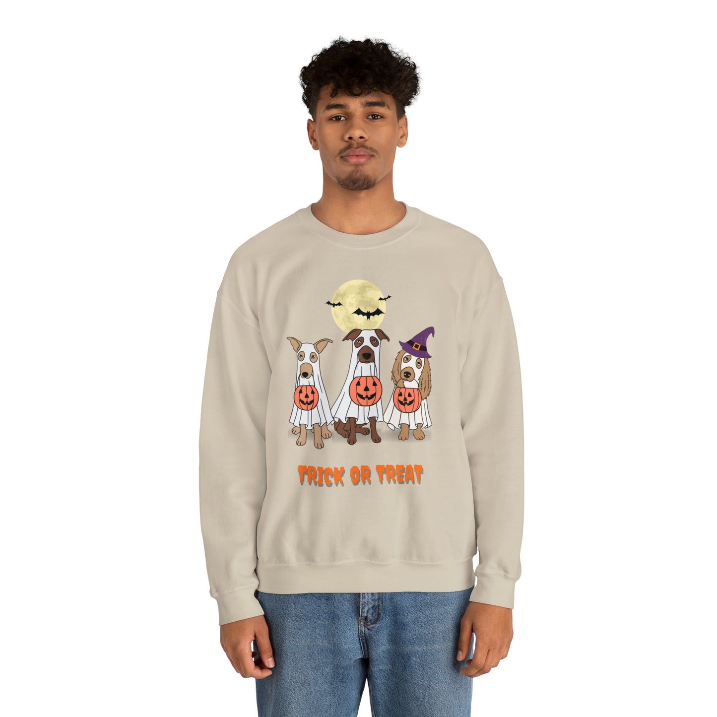 Halloween unisex dog lover sweatshirt