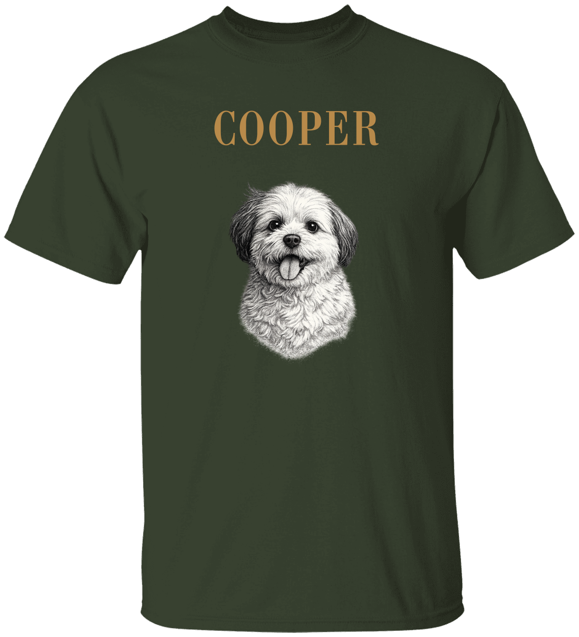 Personalized Pet Portrait T-Shirt | Custom Dog & Cat Photo Shirt | Hand-Drawn Pet Portrait Tee | Pet Lover Gift