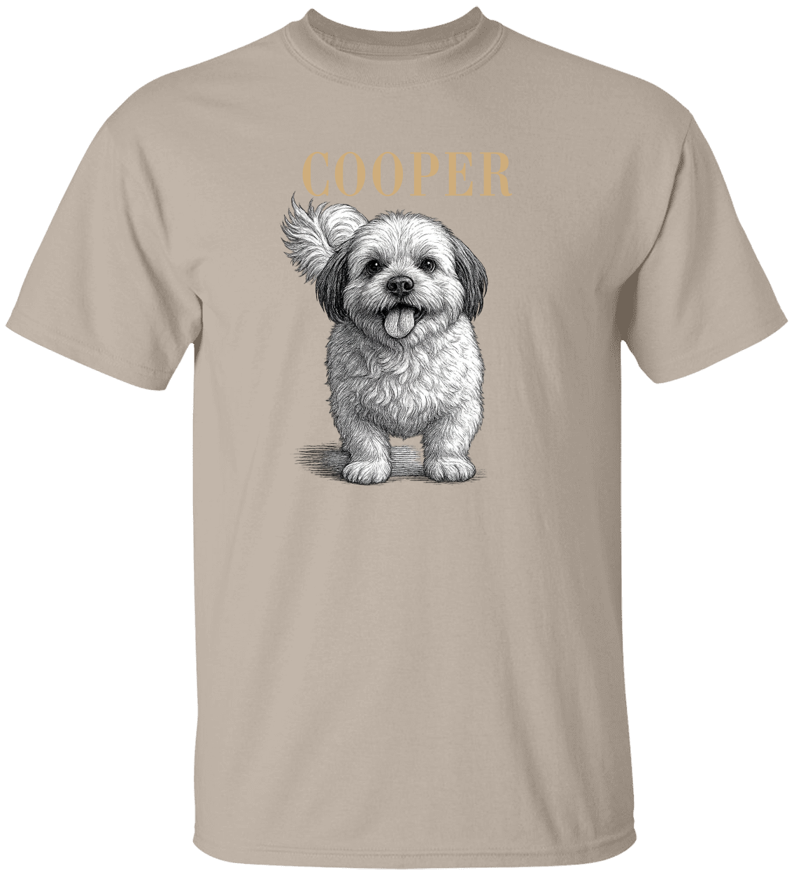 Personalized Pet Portrait T-Shirt | Custom Dog & Cat Photo Shirt | Hand-Drawn Pet Portrait Tee | Pet Lover Gift