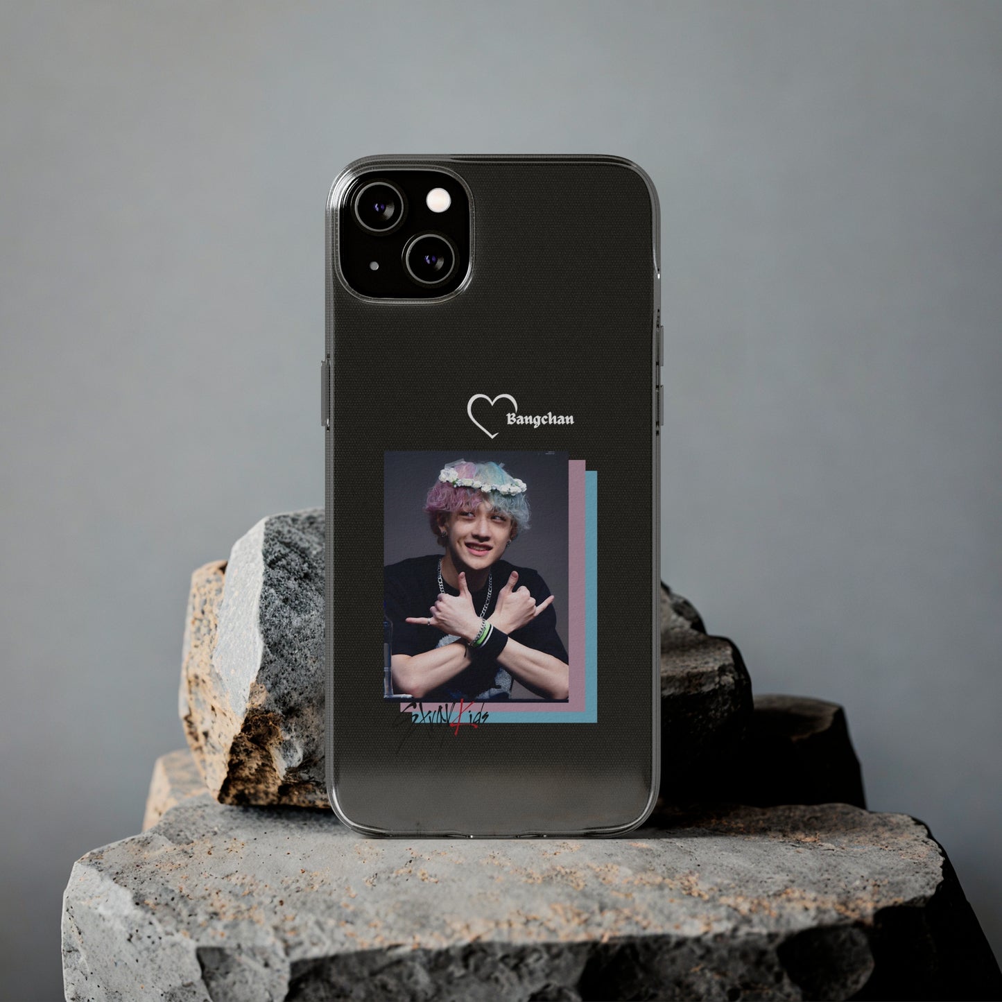 Straykids Bangchan clear phone case