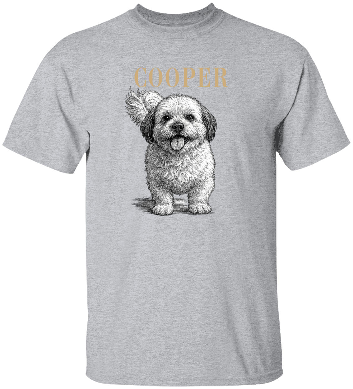 Personalized Pet Portrait T-Shirt | Custom Dog & Cat Photo Shirt | Hand-Drawn Pet Portrait Tee | Pet Lover Gift