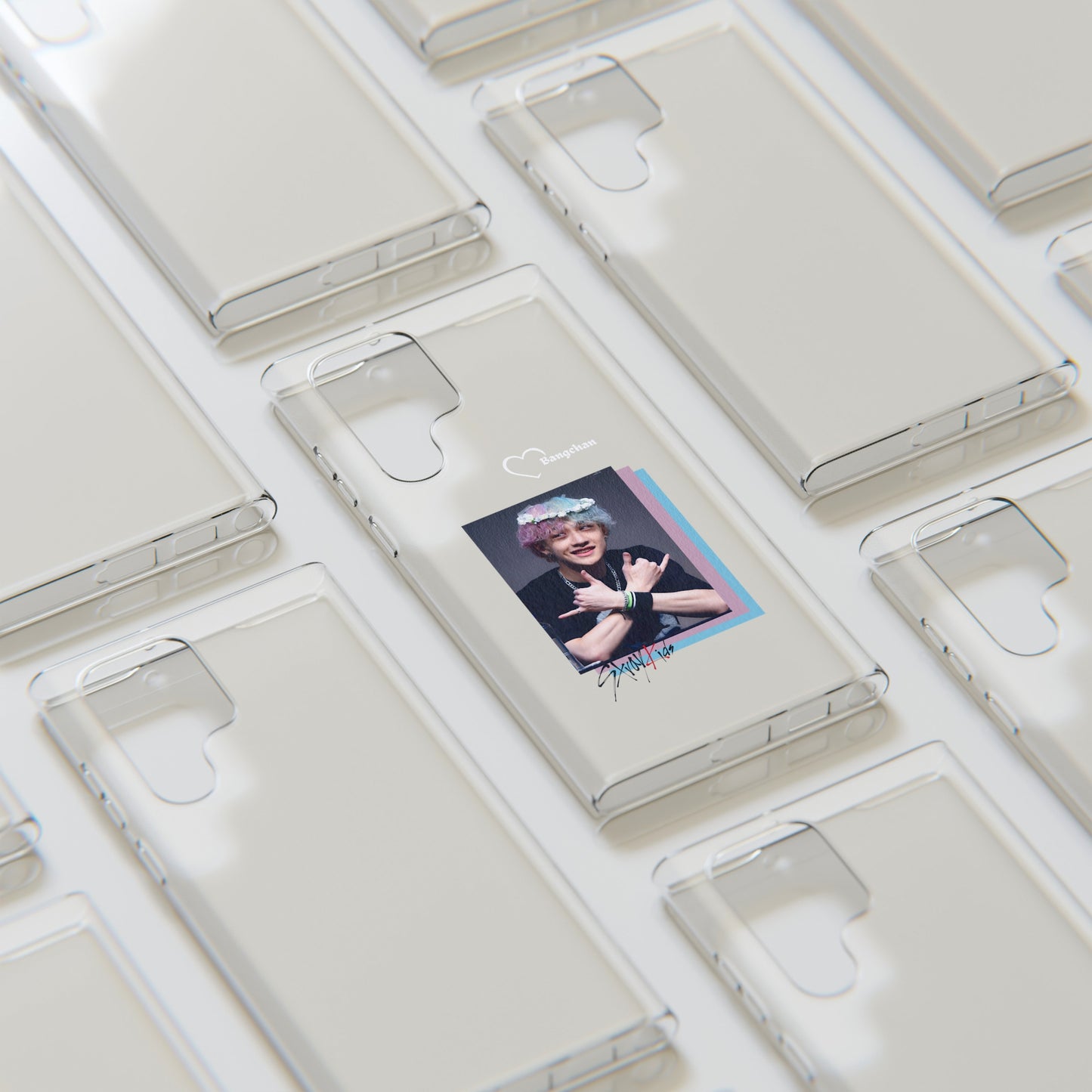 Straykids Bangchan clear phone case