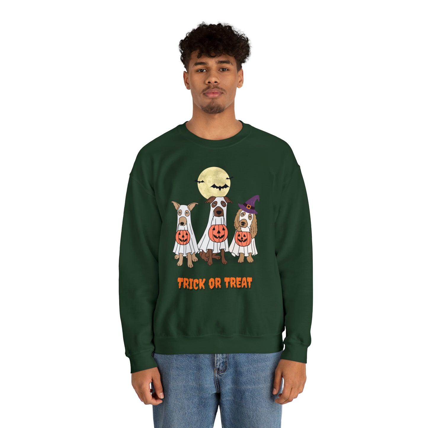 Halloween unisex dog lover sweatshirt