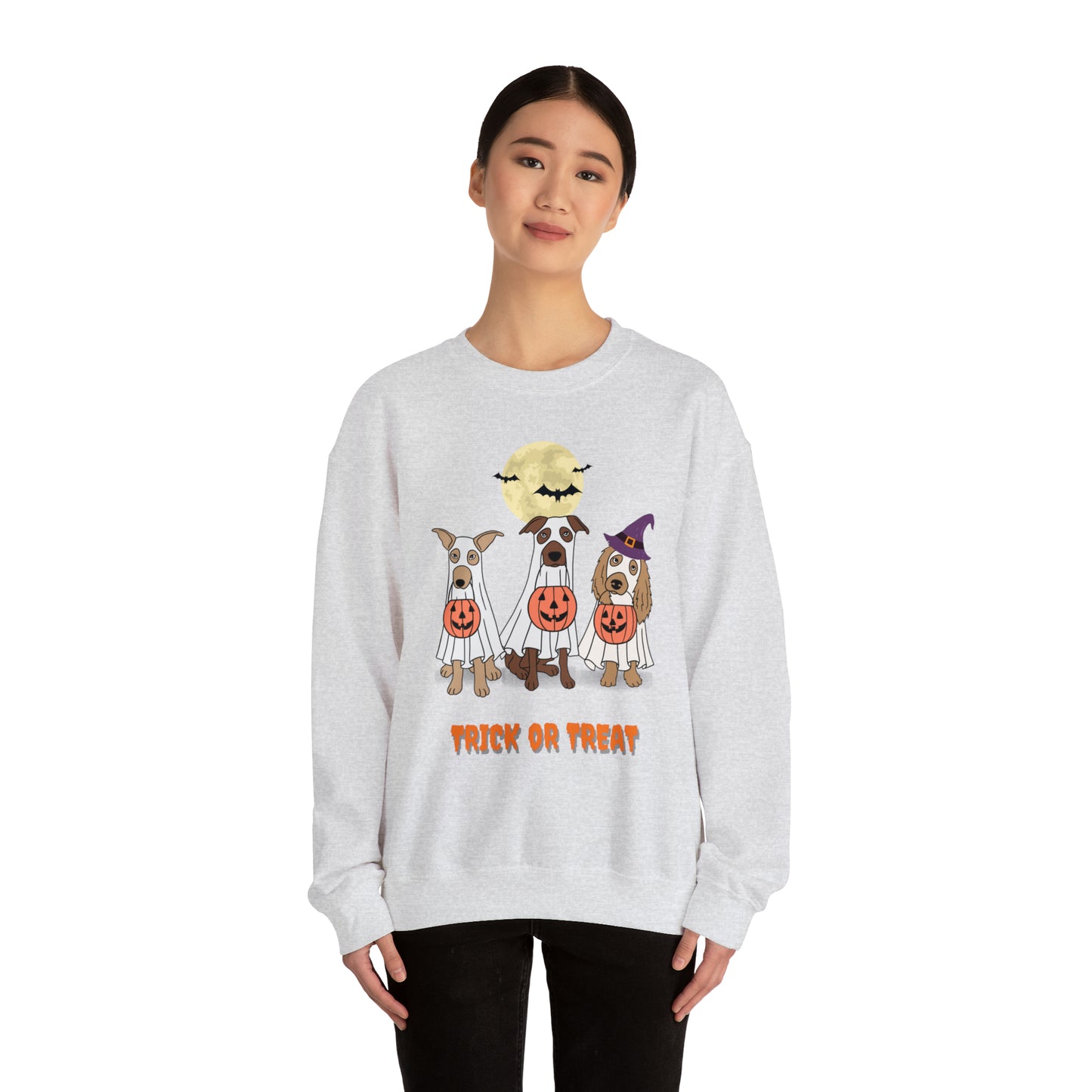 Halloween unisex dog lover sweatshirt