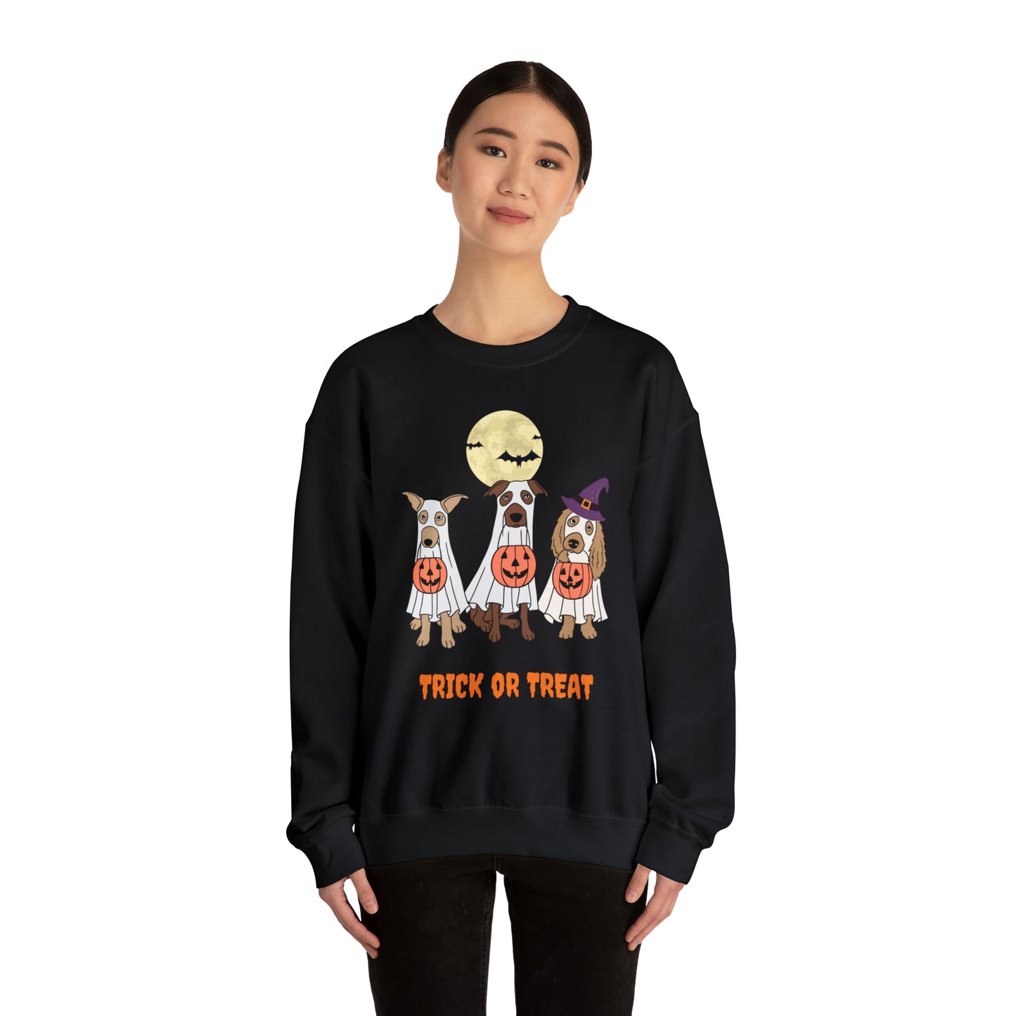 Halloween unisex dog lover sweatshirt