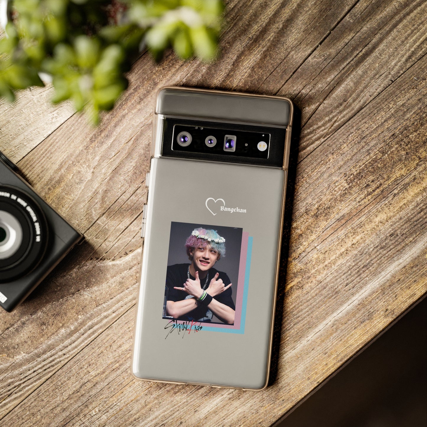 Straykids Bangchan clear phone case