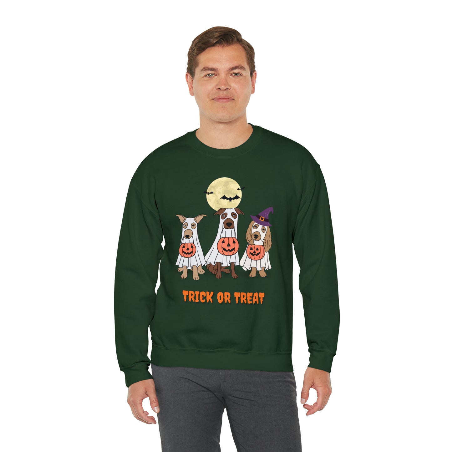 Halloween unisex dog lover sweatshirt