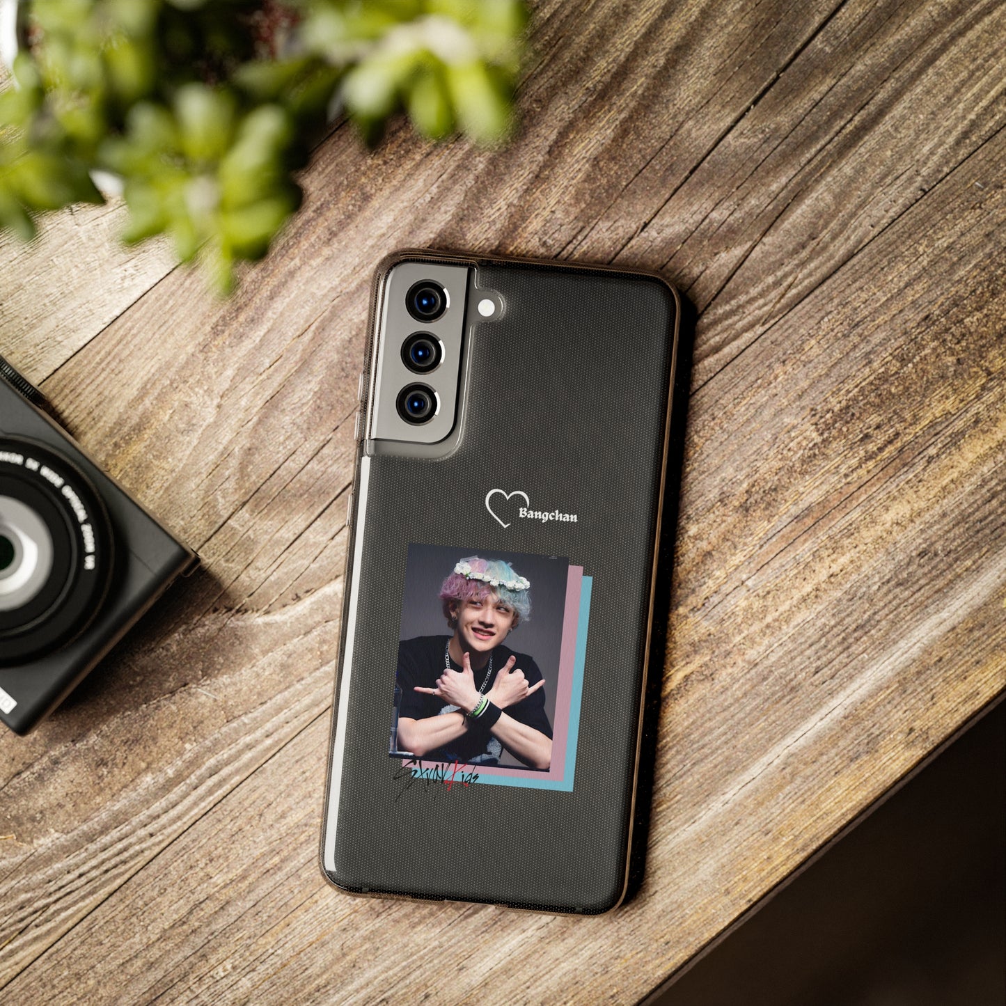 Straykids Bangchan clear phone case