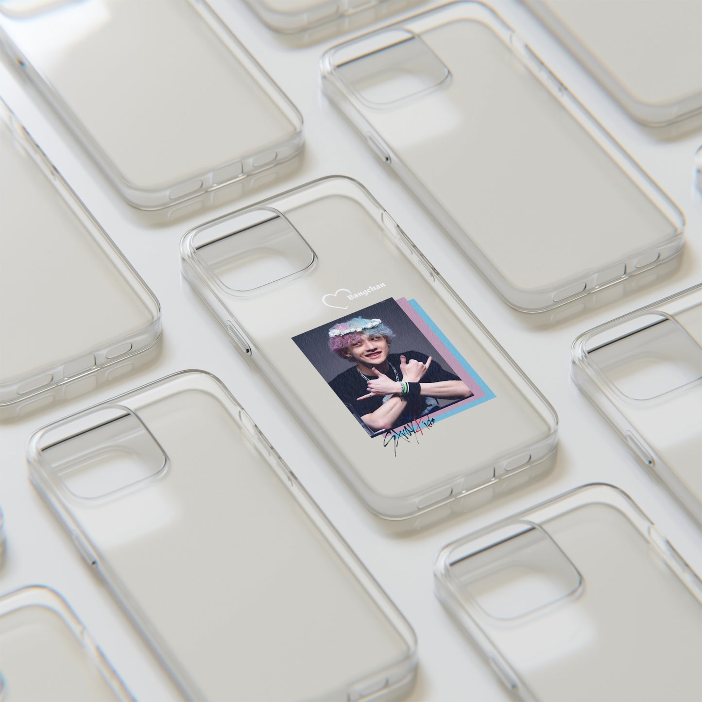 Straykids Bangchan clear phone case