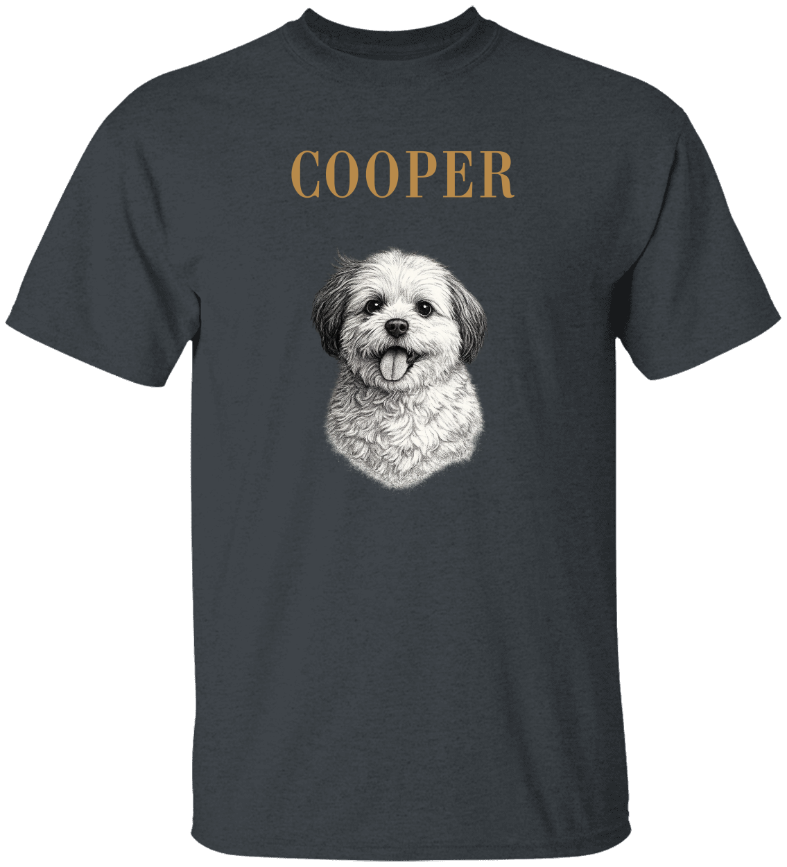 Personalized Pet Portrait T-Shirt | Custom Dog & Cat Photo Shirt | Hand-Drawn Pet Portrait Tee | Pet Lover Gift