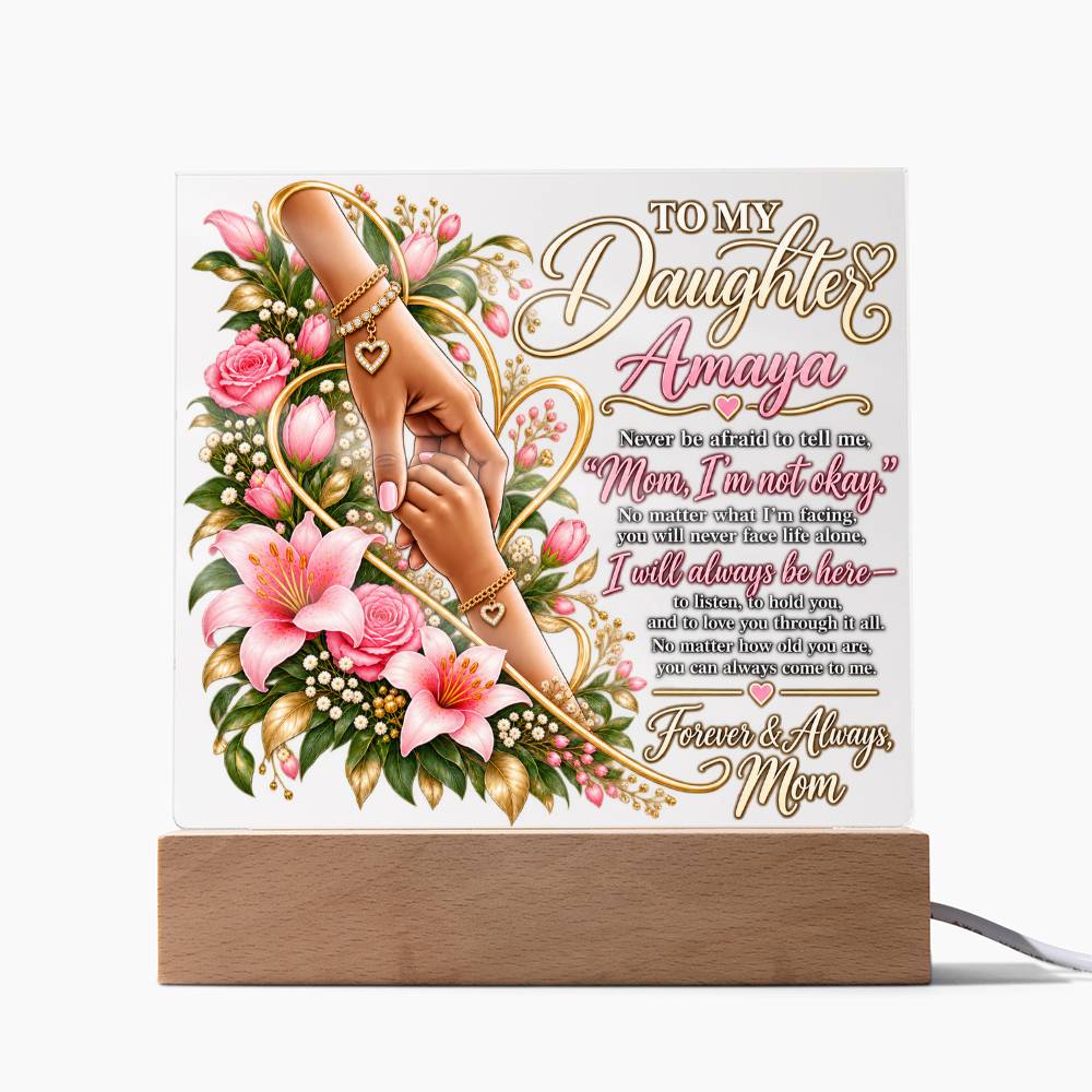 Acrylic Square Plaque