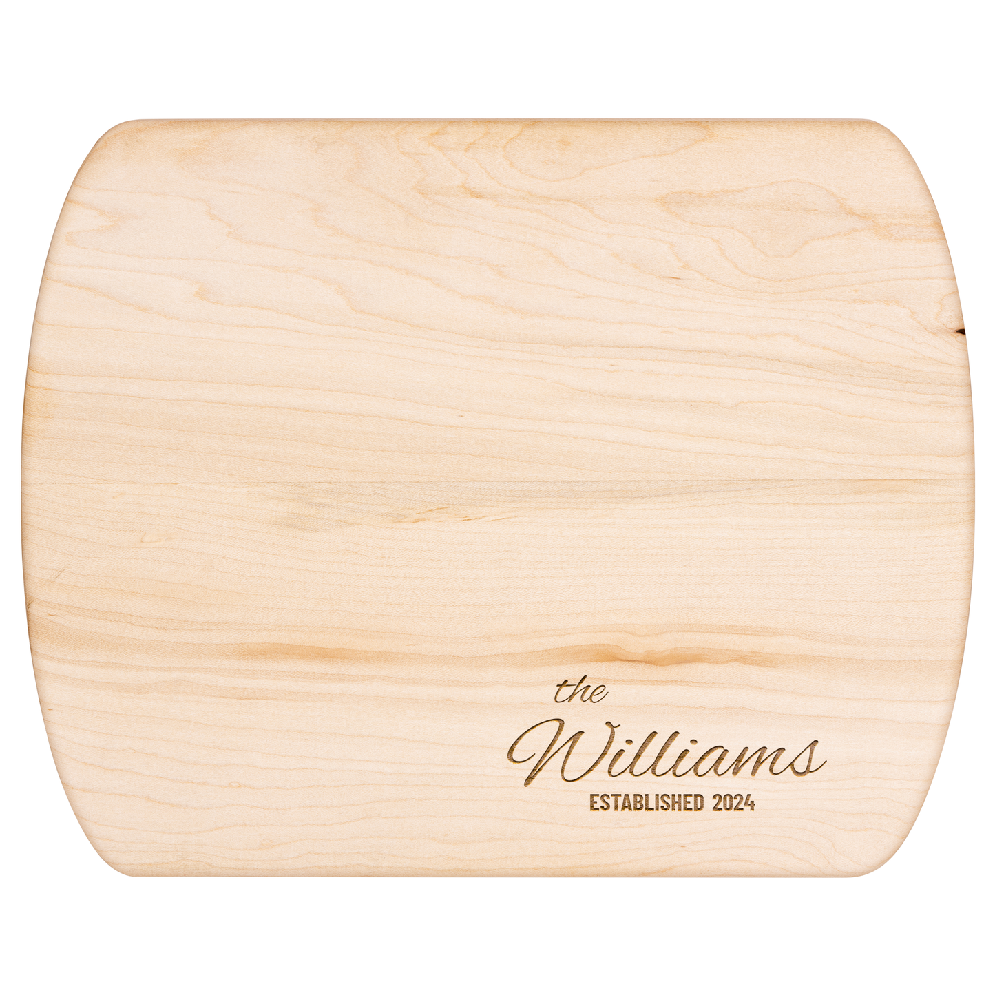 Personalized Family Name Wooden Cutting Board