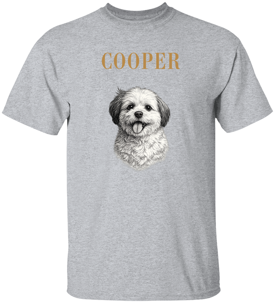 Personalized Pet Portrait T-Shirt | Custom Dog & Cat Photo Shirt | Hand-Drawn Pet Portrait Tee | Pet Lover Gift