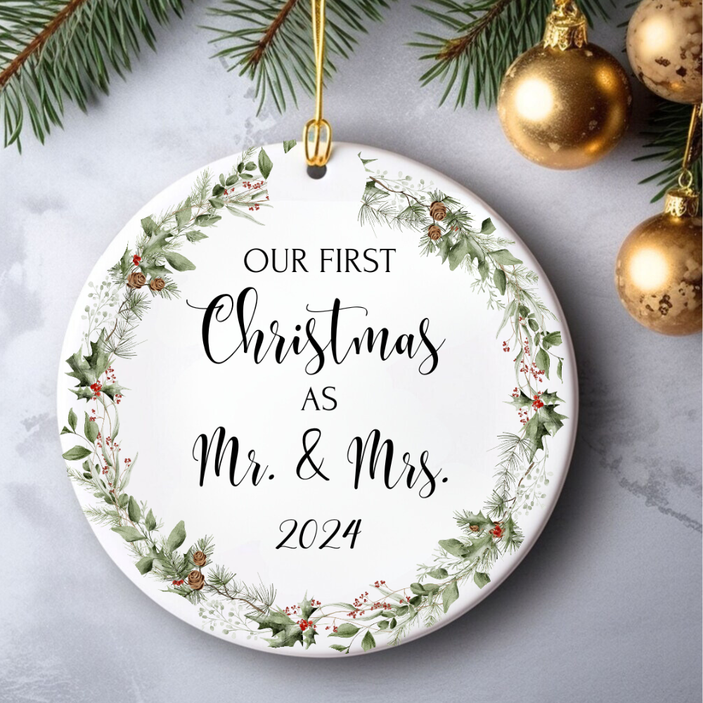 Personalized First Christmas Ornament