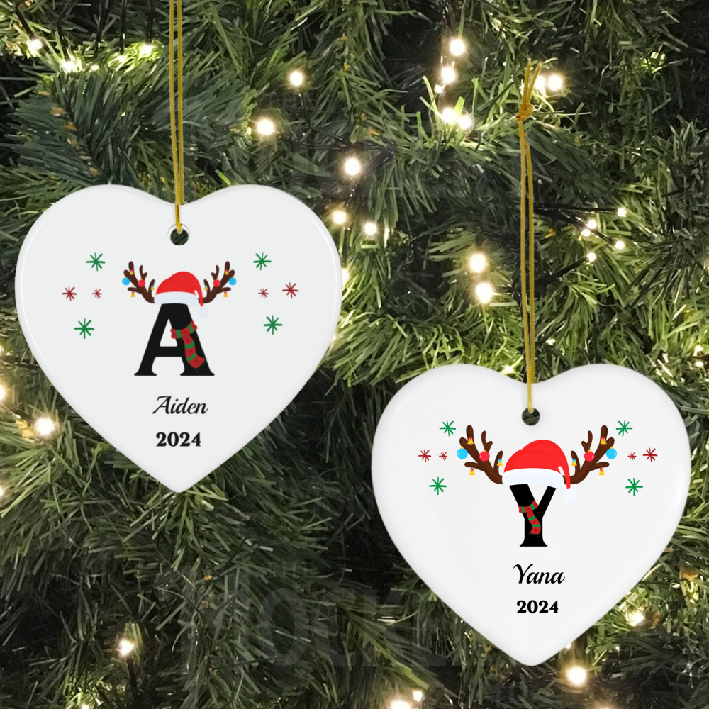 Personalized Letter Name Ornament