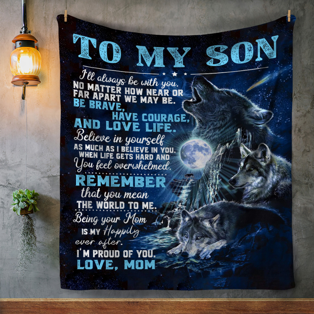 To My Son - Blanket From Mom