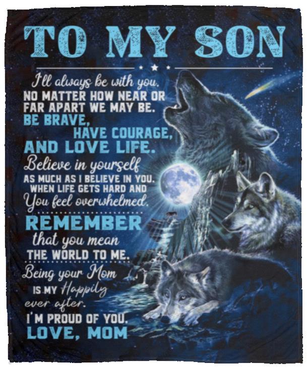 To My Son - Blanket From Mom