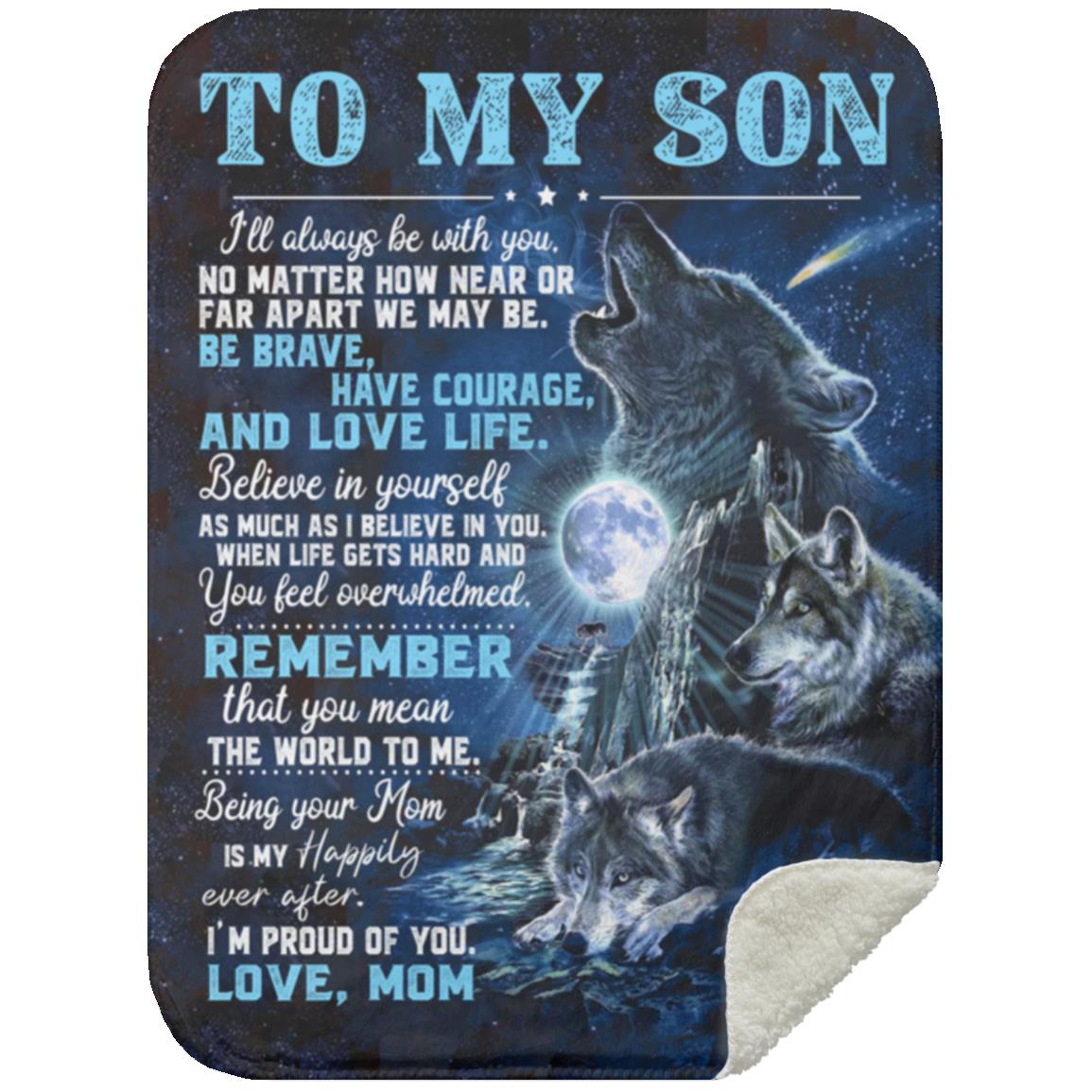 To My Son - Blanket From Mom