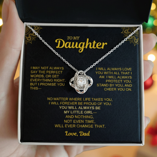 To My Daughter – Forever Love Necklace from Dad