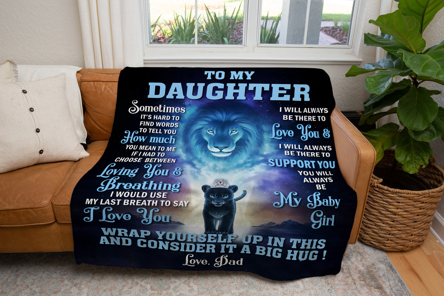 To My Daughter| Blanket From Dad |This Old Lion