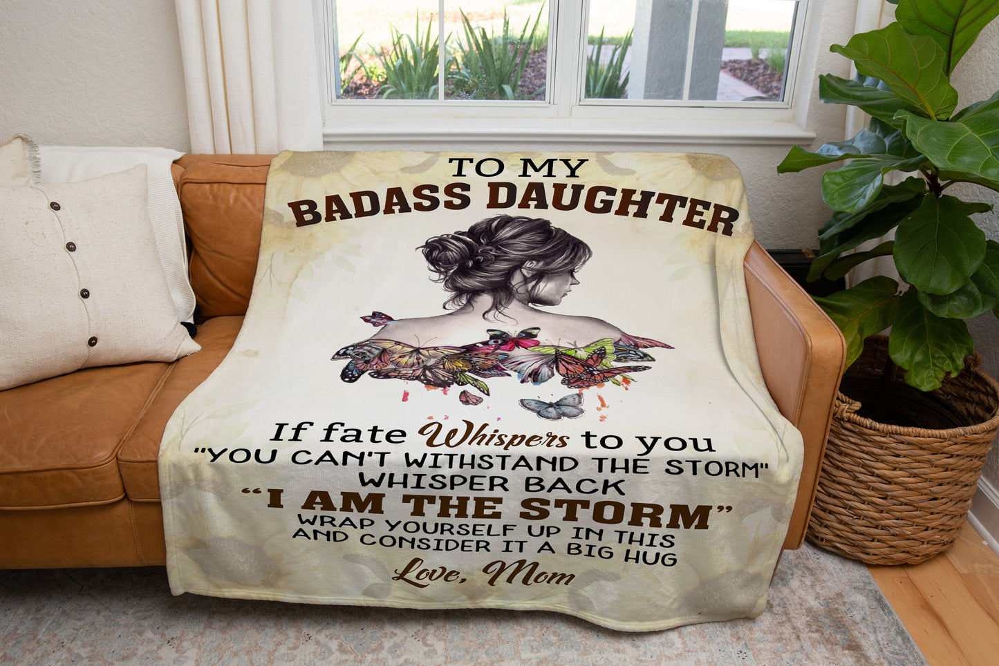 To My Badass Daughter | Blanket from Mom