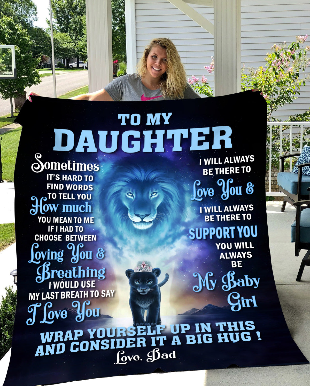 To My Daughter| Blanket From Dad |This Old Lion