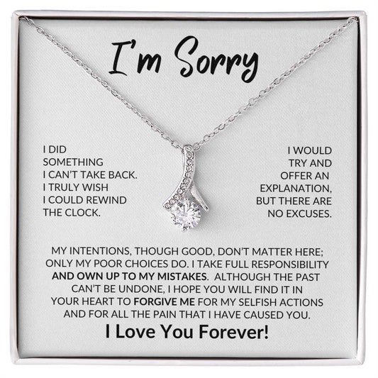 Apology Gift For Her - I Take Full Responsibility - Alluring Beauty Necklace