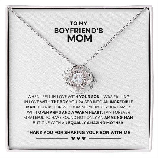 To My Boyfriend's Mom | Love Knot Necklace