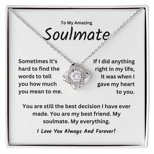 To My Soulmate | You Are Still The Best Decision I Have Ever Made | Gifts For Wife, Valentine's Day Gift | Anniversary Gift For Her