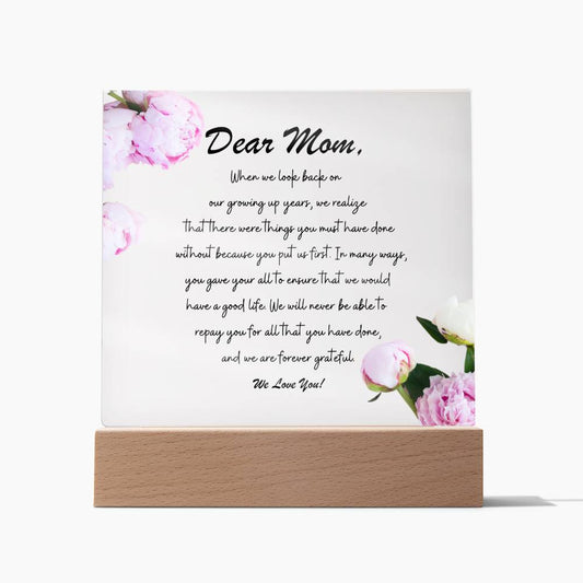 Dear Mom | We Are Forever Grateful