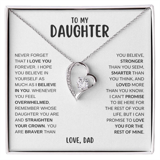 To My Daughter | Forever Love Necklace