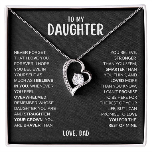 To My Daughter | Forever Love Necklace