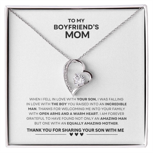 To My Boyfriend's Mom | Forever Love Necklace