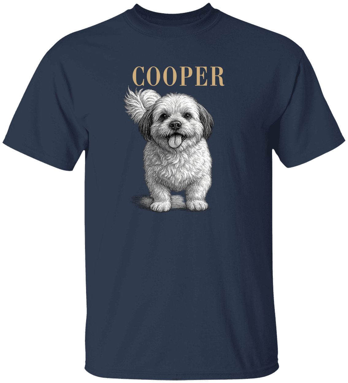 Personalized Pet Portrait T-Shirt | Custom Dog & Cat Photo Shirt | Hand-Drawn Pet Portrait Tee | Pet Lover Gift